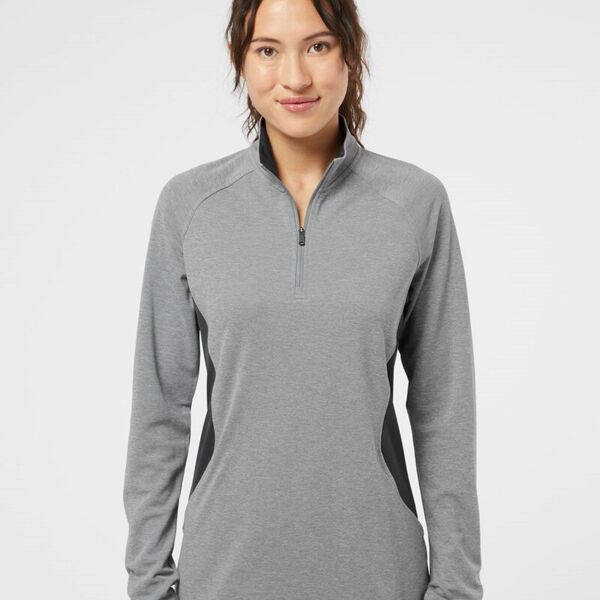 Adidas Women's Lightweight Quarter-Zip Pullover - A281 Thumbnail