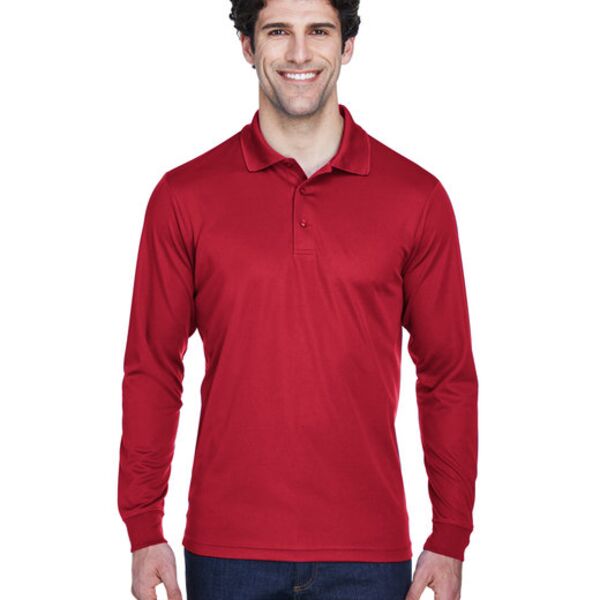 Men's Pinnacle Performance Long-Sleeve Piqué Polo - 88192 Thumbnail