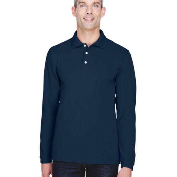 Men's Easy Blend™ Long-Sleeve Polo - M265L Thumbnail