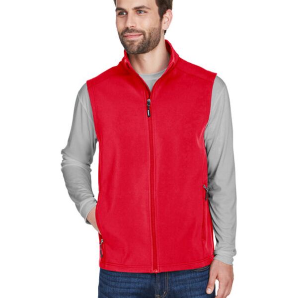Core365 Men's Cruise Two-Layer Fleece Bonded Soft Shell Vest - CE701 Thumbnail