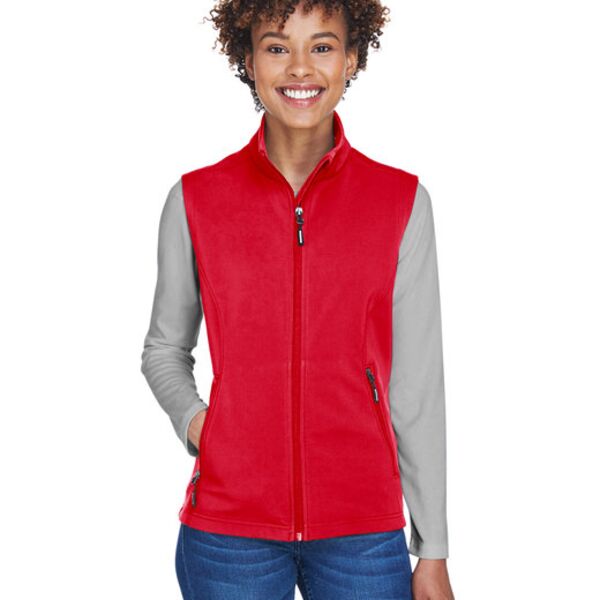 Core365 Ladies' Cruise Two-Layer Fleece Bonded Soft Shell Vest - CE701W Thumbnail