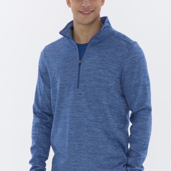 ATC DYNAMIC HEATHER FLEECE 1/2 ZIP SWEATSHIRT. Thumbnail